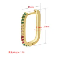 Cobre Enchapado Pendientes main image 5