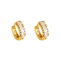 Butterfly Fashion Copper Artificial Gemstones Earrings main image 5