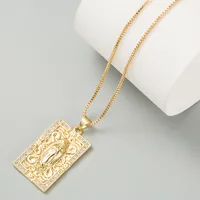 Portrait Fashion Copper Necklace Wholesale main image 1