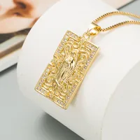 Portrait Fashion Copper Necklace Wholesale main image 2