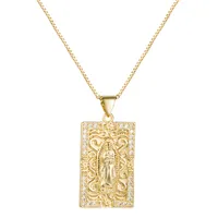Portrait Fashion Copper Necklace Wholesale main image 5
