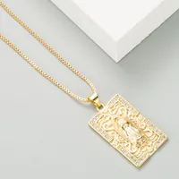 Portrait Fashion Copper Necklace Wholesale sku image 1