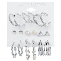 Flower Ethnic Style Arylic Artificial Gemstones Plating Earrings sku image 20