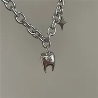 Silver Plated 304 Stainless Steel Necklace Wholesale main image 4