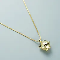 Bear Fashion Copper Necklace Wholesale main image 3