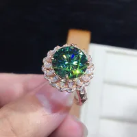 Fashion Copper Geometric Artificial Diamond Women'S Rings sku image 2
