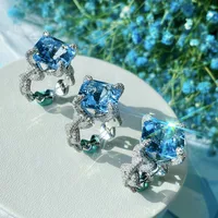 Ethnic Style Copper Geometric Diamond Artificial Gemstones Women'S main image 1
