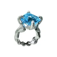 Ethnic Style Copper Geometric Diamond Artificial Gemstones Women'S main image 5