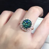 Fashion Copper Geometric Artificial Diamond Women'S Rings main image 2