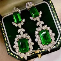 Geometric Fashion Copper Gem Diamond Earrings Ear Studs main image 2