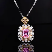 Geometric Fashion Artificial Diamond 18K Gold Plated Copper Wholesale main image 1