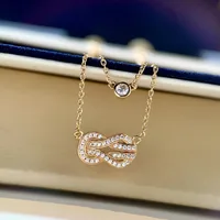 Letter Fashion Copper Pendant Necklace Wholesale main image 2