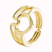 Moda Cobre Corazón Piedras Preciosas Artificiales Mujeres main image 5