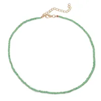 Bohemian Vintage Miyuki Beads Chain Solid Color Necklace Wholesale Doublewinwholesale sku image 6