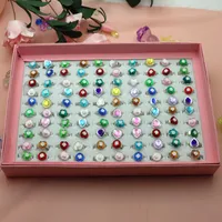 Cartoon Style Arylic Cartoon Character Kid'S Rings main image 1