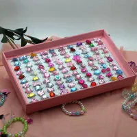 Cartoon Style Arylic Cartoon Character Kid'S Rings main image 2
