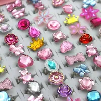 Cartoon Style Arylic Cartoon Character Kid'S Rings main image 3