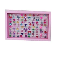 Cartoon Style Arylic Cartoon Character Kid'S Rings sku image 4