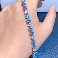 Heart Luxurious Artificial Gemstones Copper Bracelets Wholesale main image 2