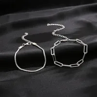 Géométrique Mode Alliage Bracelets De Gros main image 2