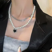 Geometric Simple Style Alloy Resin Pendant Necklace Wholesale main image 1