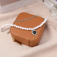 Geometric Simple Style Alloy Resin Pendant Necklace Wholesale main image 2