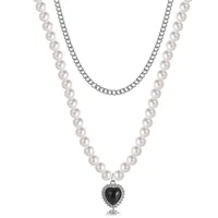 Geometric Simple Style Alloy Resin Pendant Necklace Wholesale main image 5