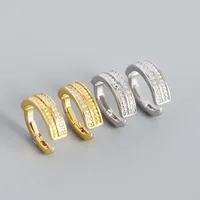 Geometric Fashion Gem Plating Earrings main image 4