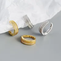 Geometric Fashion Gem Plating Earrings main image 3