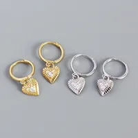 Heart Fashion Gem Plating Earrings main image 1