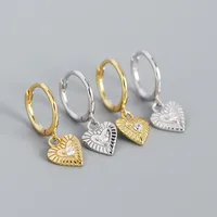 Heart Fashion Gem Plating Earrings main image 2