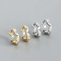 Géométrique Mode Gemme Placage Des Boucles D'Oreilles main image 4