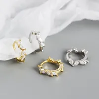 Geometric Fashion Gem Plating Earrings main image 3