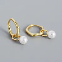 Geometric Fashion 925 Sterling Silver Plating Earrings sku image 1