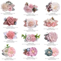 Fashion Children's Simulation Flower Hairpin Flower Pearl Flower Headdress main image 2