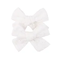 Fashion Geometric Cloth Butterfly Hairpin Fabric Clip Cute Hairpin sku image 1