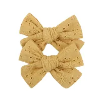 Fashion Geometric Cloth Butterfly Hairpin Fabric Clip Cute Hairpin sku image 8
