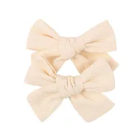 Fashion Geometric Cloth Butterfly Hairpin Fabric Clip Cute Hairpin sku image 3