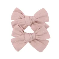 Fashion Geometric Cloth Butterfly Hairpin Fabric Clip Cute Hairpin sku image 4