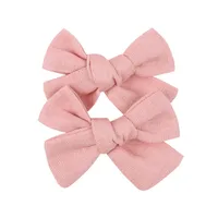 Fashion Geometric Cloth Butterfly Hairpin Fabric Clip Cute Hairpin sku image 9