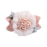 Fashion Children's Simulation Flower Hairpin Flower Pearl Flower Headdress sku image 1