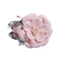 Fashion Children's Simulation Flower Hairpin Flower Pearl Flower Headdress sku image 2