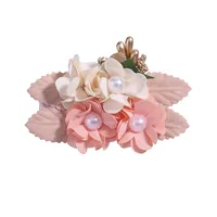 Fashion Children's Simulation Flower Hairpin Flower Pearl Flower Headdress sku image 8