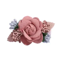 Fashion Children's Simulation Flower Hairpin Flower Pearl Flower Headdress sku image 9