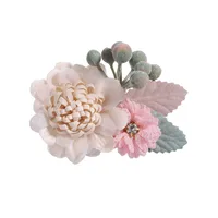 Fashion Children's Simulation Flower Hairpin Flower Pearl Flower Headdress sku image 12