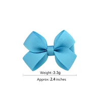 Contrasting Color Three-dimensional Twisted Leaf Bowknot Children's Hair Accessories main image 3
