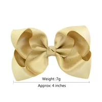 Coiffe En Épingle À Cheveux Bowknot Pour Enfants En Polyester À La Mode Bandeau Multicolore À Fleurs De Couleur Unie main image 2