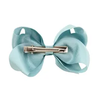 Fashion Polyester Children's Bowknot Hairpin Headdress Solid Color Flower Multicolor Headband main image 3