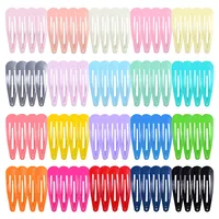 European And American Children's Color Spray Paint Water Drop Clip main image 1