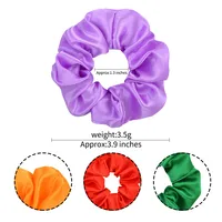 Enfants Cercle Couleur Unie Mode Satin main image 3
